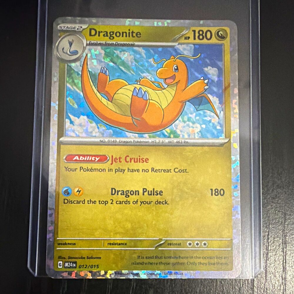 Pokemon TCG Dragonite 012/015 McDonald's 2024 Holo Promo (English) 180 HP